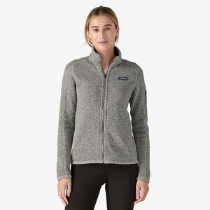 Patagonia Womens Better Sweater in Birch White (gray) Sz S Full Zip Style 25542